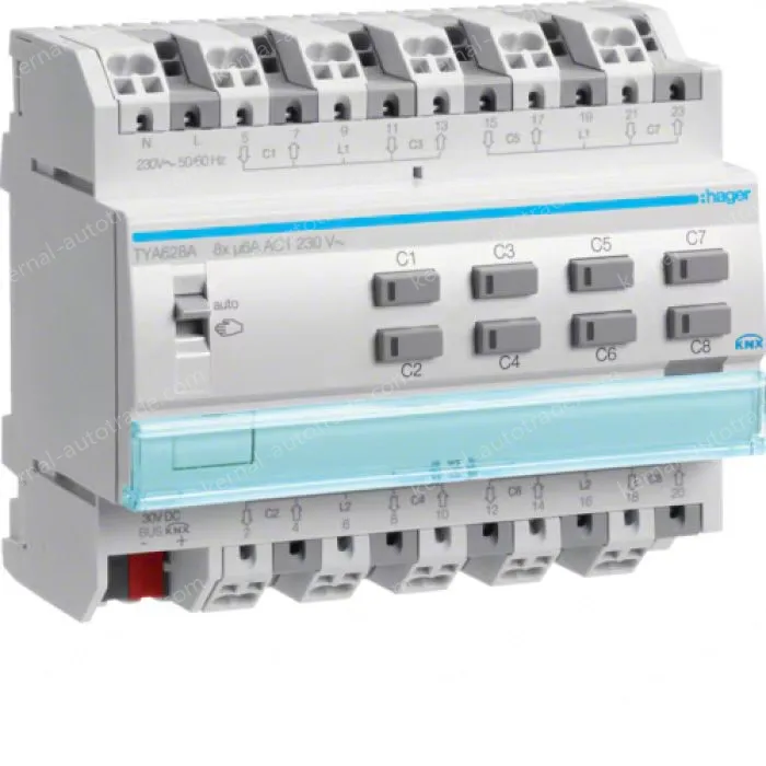 Shutter module 8x 6A /230V~, KNX