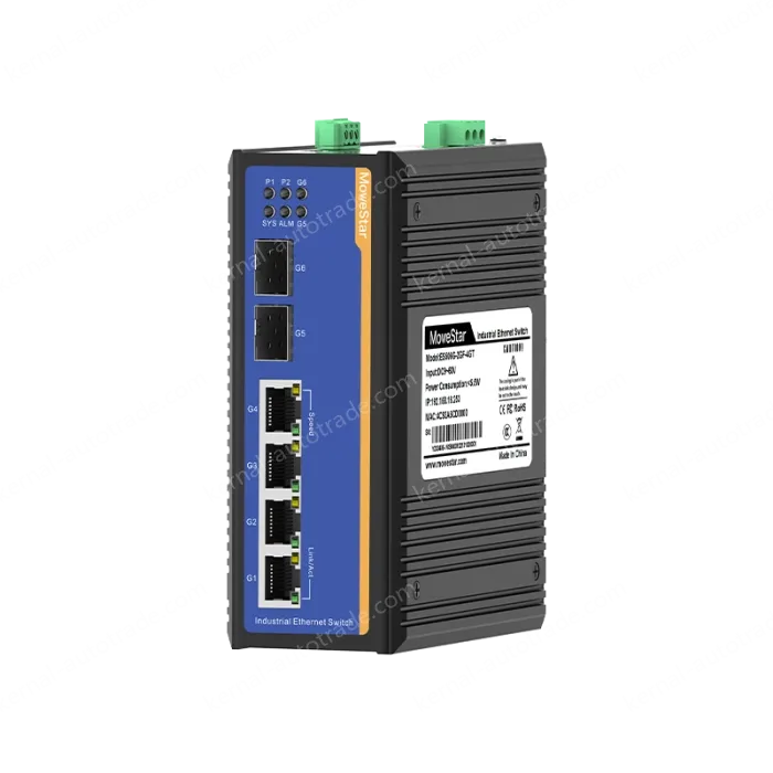 [Gigabit 2 Optical 4 Electrical] Ring Network Management Industrial Switch