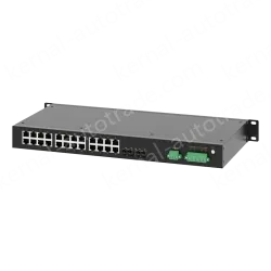 2 Ports 100M F(x) + 24 Ports 10/100M T(x) Rack-mount Unmanaged Industrial Ethernet Switch