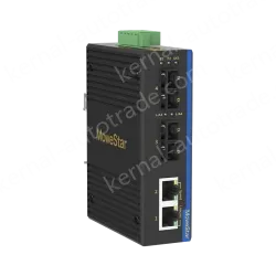 2 Ports 100M F(x) + 2 Ports 10/100M T(x) Din-Rail Unmanaged Industrial Ethernet Switch