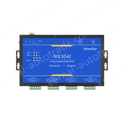 4 Ports RS485/422 Serial to 100M Ethernet Opto-isolated Server
