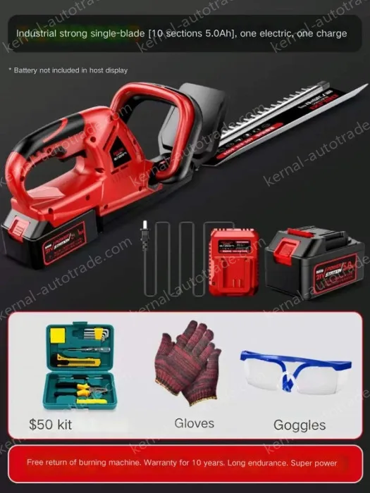 Industrial powerful single-edged 10-cell 5.0Ah one battery and one charge