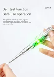 Non-contact measuring pen with illumination DE28 with NCV