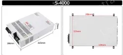 High-power switching power supply 4000W 36V