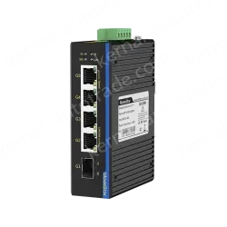 1 Port Gigabit SFP + 4 Ports Gigabit RJ45 Din-Rail Unmanaged Industrial Ethernet Switch