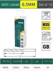 Specification: 6.5mm, 10 pcs