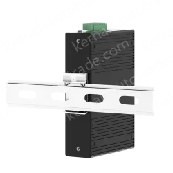 2 Ports Gigabit SFP + 4 Ports Gigabit RJ45 Din-Rail Unmanaged Industrial Ethernet Switch