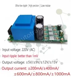 ACDC linear power supply 220V to positive and negative voltage &plusmn;9V &plusmn;200MA Engineering Edition