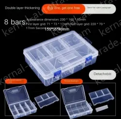 Two thickened materials 8 grids double-layered