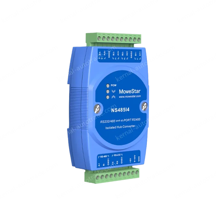 1 Port RS232/485 To 4 Ports RS485 Passive Isolated HUB