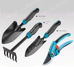 Pruning four-piece set (gardening three-piece set + pruning shears)