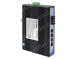 UOTEK 4 10/100/1000Base-T Ethernet ports and 1 1000Base- X optical port Network Fiber Optic Transceiver