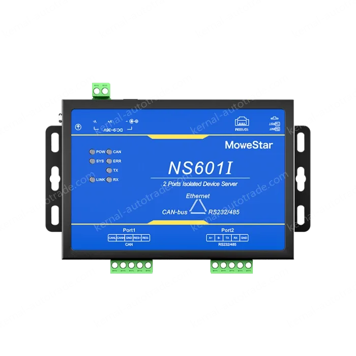 1 Port CAN-bus + 1*RS232/485 To Ethernet Opto-isolated Wall-mounted Ethernet CAN-bus Server