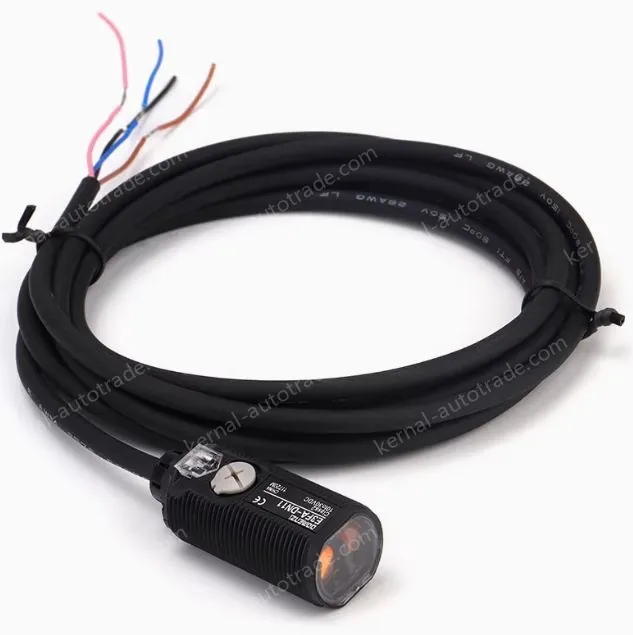 Domenzi Cable type Diffuse reflection photoelectric switch,10-30VDC 3-wire proximity switch E3FA-DP50