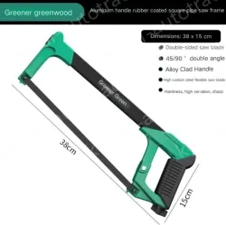 12 inch alloy square tube saw with 1 carbon steel saw blade The saw body can store the saw blade