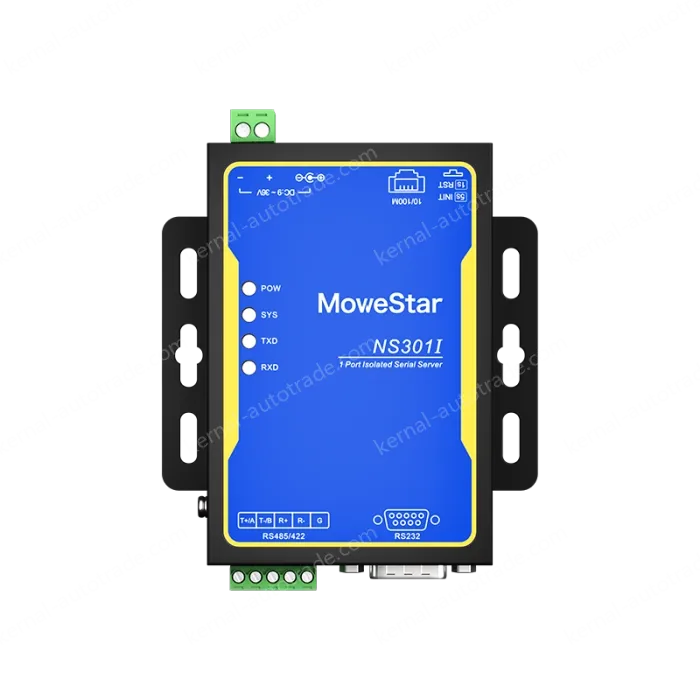 1 Port RS232/485/422 Serial to 100M Ethernet Opto-isolated Server