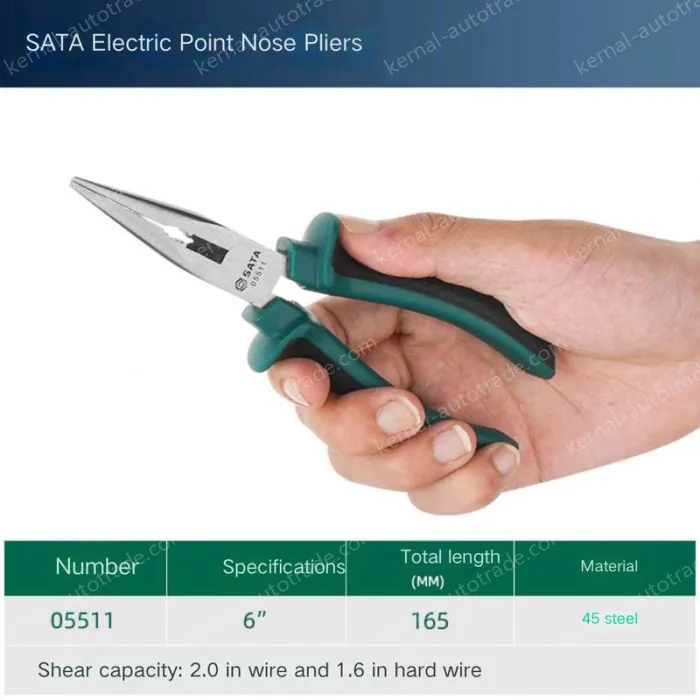 6 inch needle-nose pliers 05511