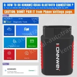 K DIAG Automotive Fault Diagnosis Instrument Engine Fault Reading Fault Code Query Playback Function Testing Tools