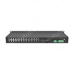 2 Ports 100M FX + 24 Ports 10/100M RJ45 Rack-mount Managed Industrial Ethernet Switch