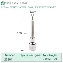 Dafei 4mm with a total length of 100mm-25201