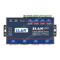 4 RS232 serial ports and 4 RS422/485 serial ports Serial Device Server