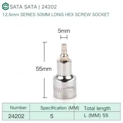 Dafei 5mm with a total length of 55mm-24202