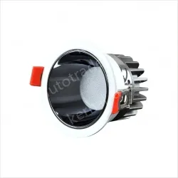 Downlight model: 12W gun black cup with 75mm opening 5000K Osram chip + Zeford drive