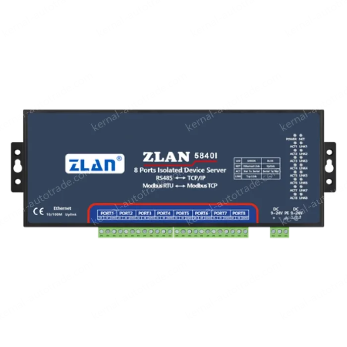 Isolated 8 Ports Serial Device Server