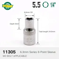 Xiaofei-5.5mm-6.3mm series 1/4-11305