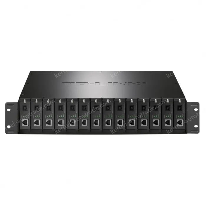 14-slot fiber optic transceiver dedicated rack