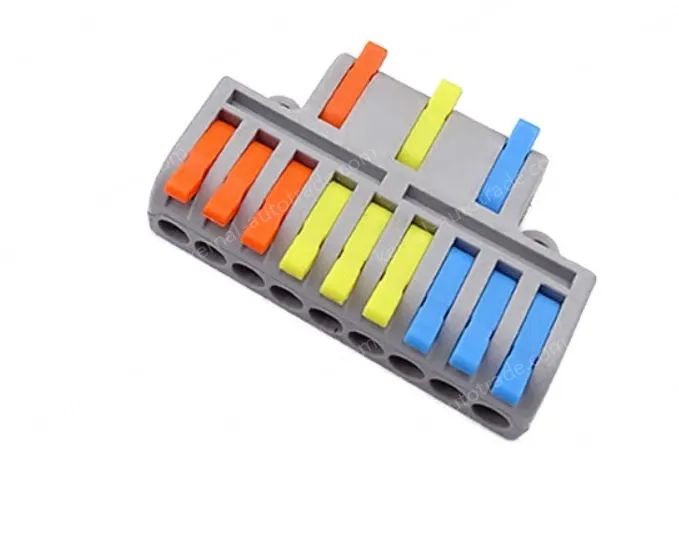 The terminal block is high-power, PCT snap-and-crimp, ULTUV assembly, and the dome is fastened quickly Speed wire connectors