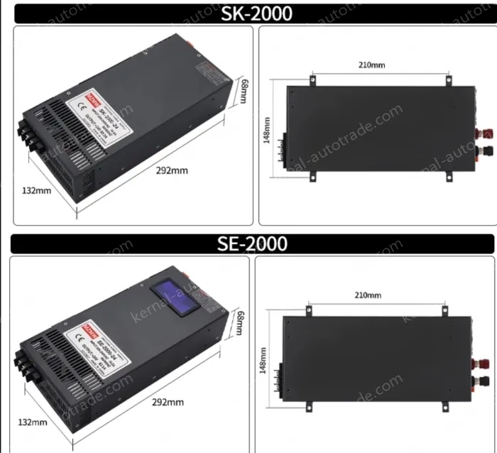 High-power switching power supply 2000W 80V