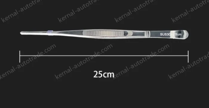 Stainless steel tweezers Straight round head (304 models) 25cm