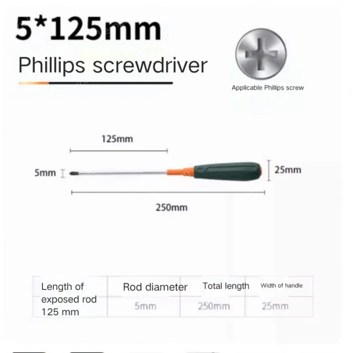 Phillips screwdriver 5*125