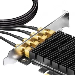 3167Mbps Dual-band wireless PCl-E network card