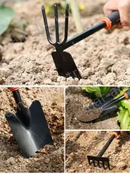 Army green soil shovel