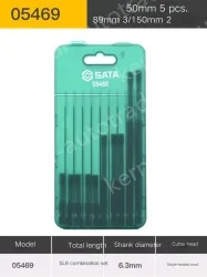 10Pcs single head, slotted 6mm, total length, 50/89/150mm-05469