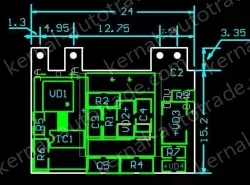 Small, safe isolated, regulated power supply switching power supply module 24V2A