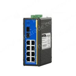2 Ports Gigabit SFP + 8 Ports Gigabit RJ45 Din-Rail Unmanaged Industrial Ethernet Switch
