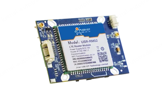 Single-network port 4G wireless router module