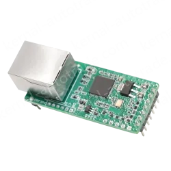 Low-cost serial-to-Ethernet module