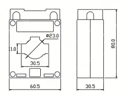 Current transformer YDBH0.66-40I-A-300/5A closed transformer