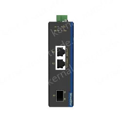 1 Port Gigabit SFP + 2 Ports Gigabit RJ45 Din Rail industrial media converter
