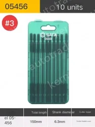 10Pcs double-ended cross #3 with total length 150mm-05456