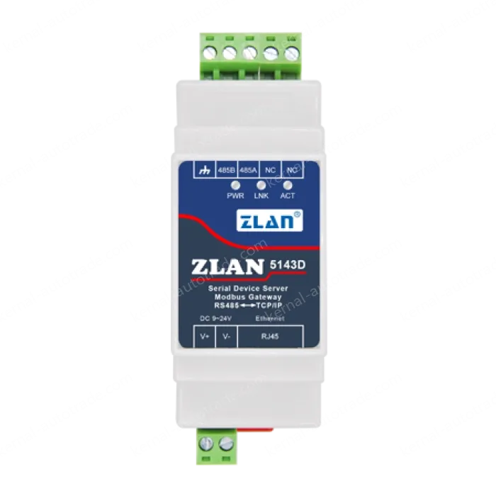 Rail-type serial server