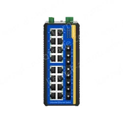 4 Ports 100M F(x) + 16 Ports 10/100M T(x) Din-Rail Unmanaged Industrial Ethernet Switch