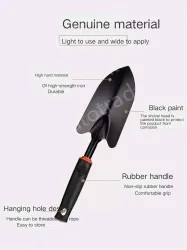 Army green soil shovel