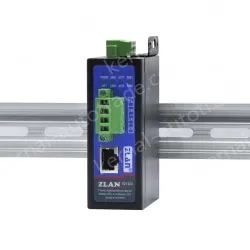 Rail/desktop optocoupler isolated serial server