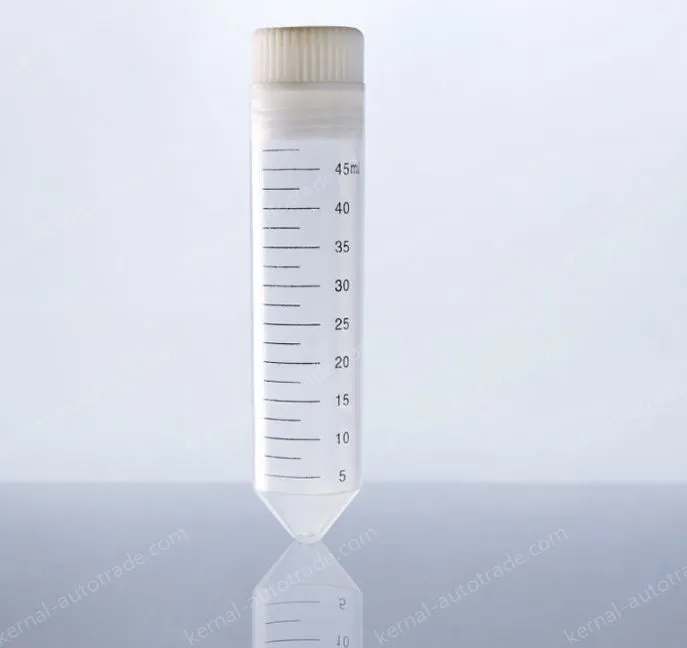 50 ml centrifuge tubes are internally rotated with round bottoms
