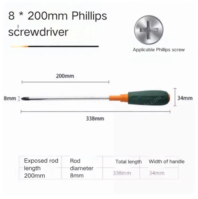 Phillips screwdriver 8*200